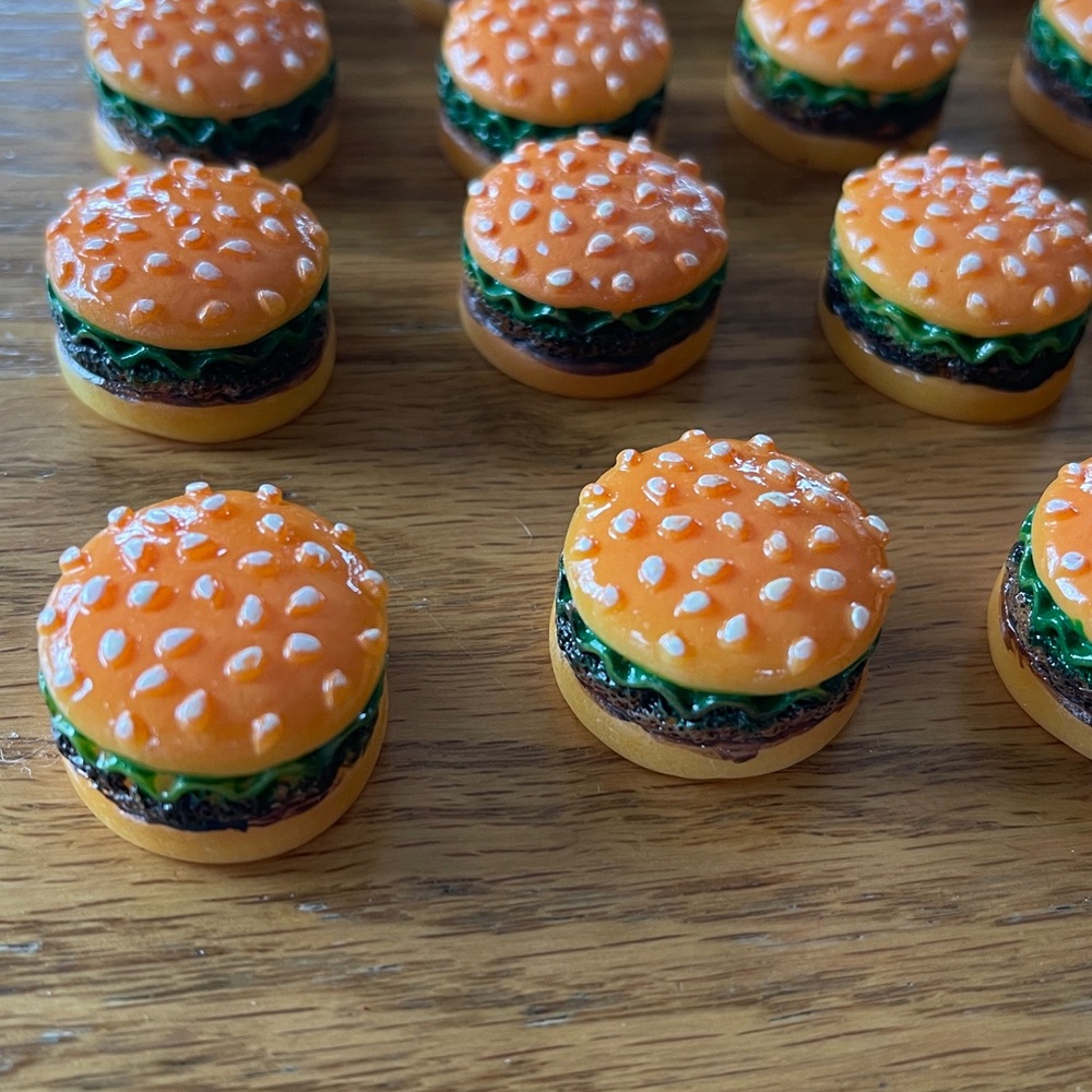 NEW Positive Hamburger Cards with Mini Burger Figures🌺 - Picture 3 of 5